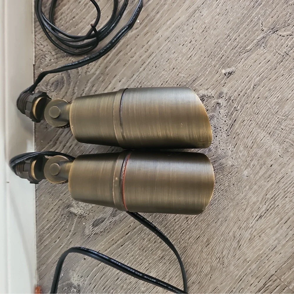 Liberty Landscape Lighting Spot Light with Hood‎ - Weathered Brass